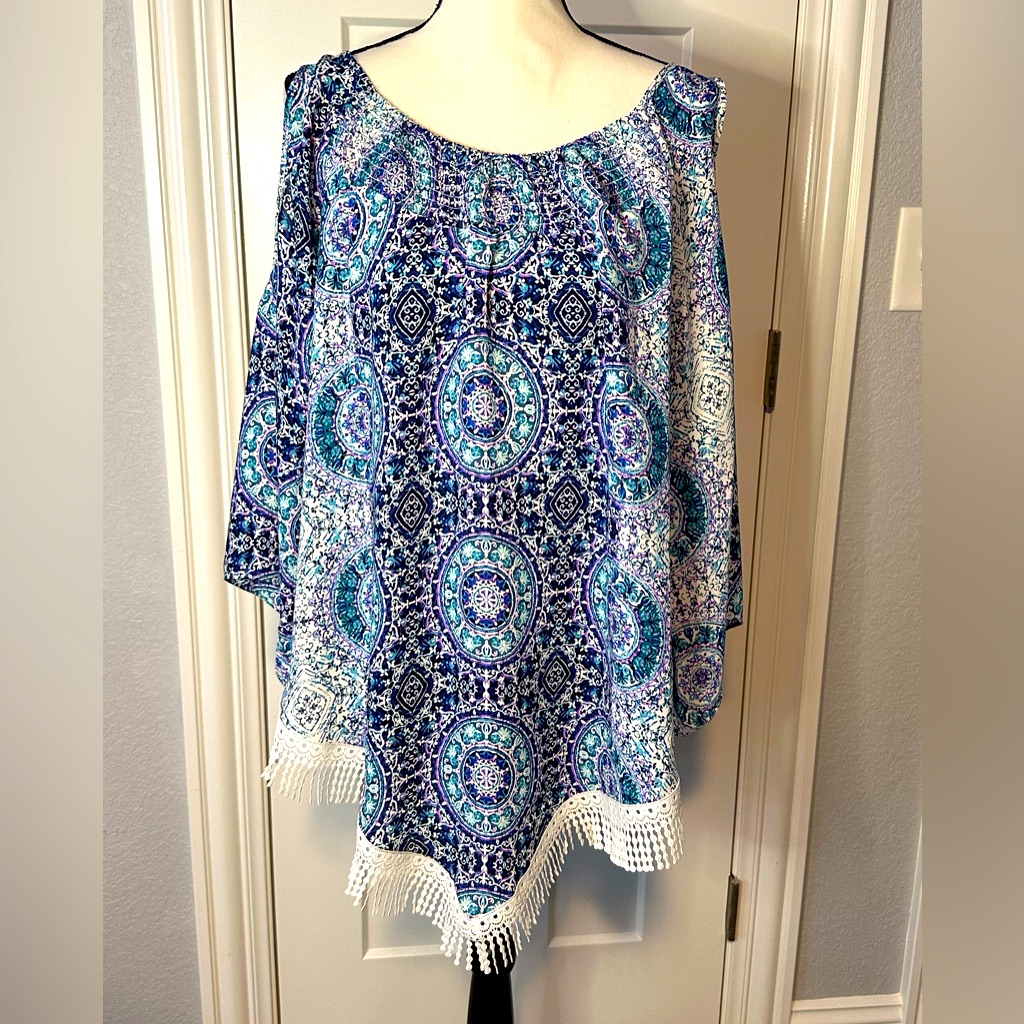 Navy/Multi Tunic